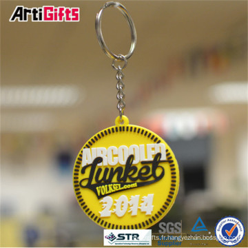 Wholesale promotionnel en plastique carré bande mesure keychain